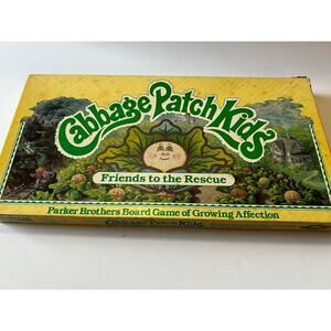 Cabbage Patch Kids Friends to the Rescue Board Game Vintage 1984 Educational Fun